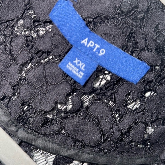 Black Lace Open Cardigan - Picture 2 of 4